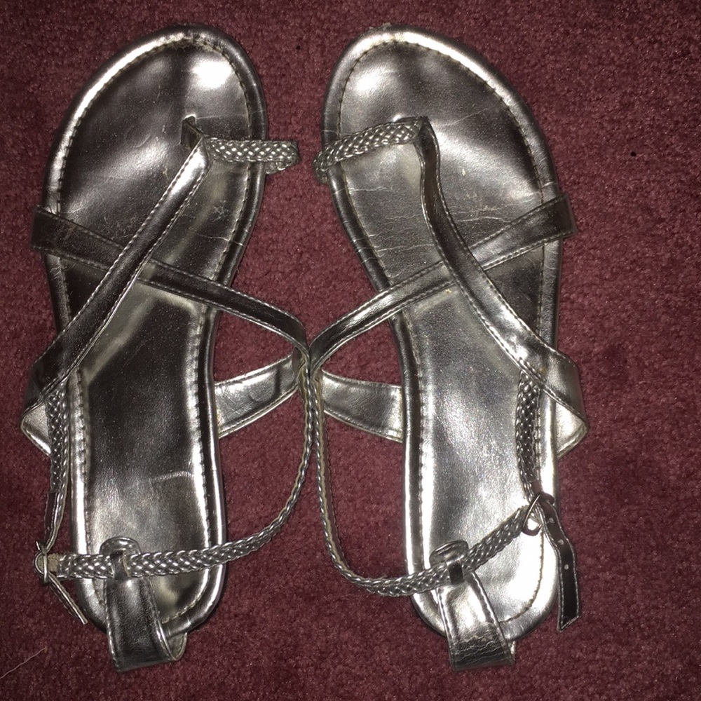 Silver Sandals